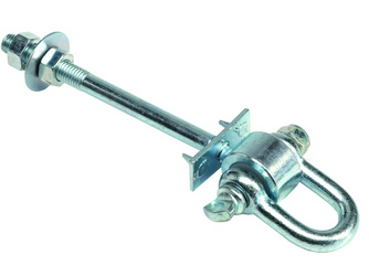 Schaukelhaken bis 12cm mit Gewindestange Schaukelhaken bis 12cm mit Gewindestange