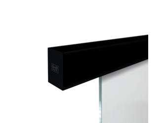 Schiebetürsystem PLANEO 120 Deckenmontage/Glastür 1-flügelig Graphitschwarz Schiebetürsystem PLANEO 120 Deckenmontage/Glastür 1-flügelig Graphitschwarz