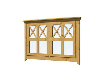 Schwedenhaus - Doppelfenster 150 x 93 cm Schwedenhaus - Doppelfenster 150 x 93 cm
