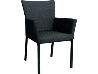 Sessel Artus Aluminium schwarz matt Bezug Outdoorstoff seidenschwarz Sessel Artus Aluminium schwarz matt Bezug Outdoorstoff seidenschwarz