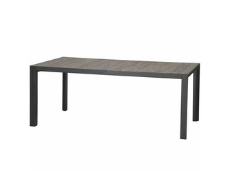 Silva Dining Tisch 180x100cm matt anthraz./washed grey Gest. Alu, Tischpl. Keramik Silva Dining Tisch 180x100cm matt anthraz./washed grey Gest. Alu, Tischpl. Keramik