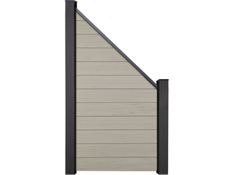 Solid Steckzaun schräg 90x180/90cm Bi-Color 12 Füllungen Solid Steckzaun schräg 90x180/90cm Bi-Color 12 Füllungen