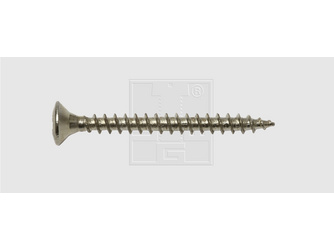 Spanplattenschrauben 4x45 Stahl vernickelt (50 Stück) - 195 24 45 63 Spanplattenschrauben 4x45 Stahl vernickelt (50 Stück) - 195 24 45 63