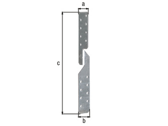 Sparren-Pfettenanker, universal, sendzimirverzinkt, BxTxH 33x33x250mm Sparren-Pfettenanker, universal, sendzimirverzinkt, BxTxH 33x33x250mm