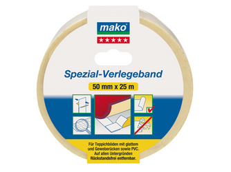 Spezial-Band, rückstandsfrei entfernbar PREMIUM 50mm x 25m, textiles Gewebe Spezial-Band, rückstandsfrei entfernbar PREMIUM 50mm x 25m, textiles Gewebe