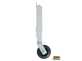Stützrolle mit Teleskoprohr verzinkt (Raddurchmesser 100 mm) Stützrolle mit Teleskoprohr verzinkt (Raddurchmesser 100 mm)