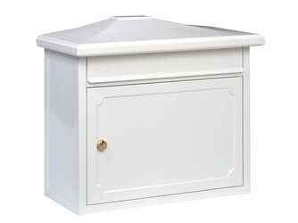 Stahlblech-Briefkasten Kopenhagen 882 W Weiß Stahlblech-Briefkasten Kopenhagen 882 W Weiß