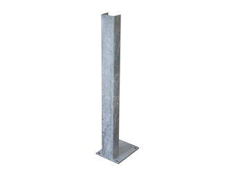Stahlfundament mit Montageplatte asymetrisch Stahlfundament mit Montageplatte asymetrisch