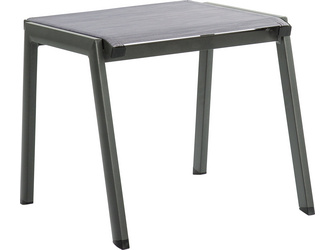 Stapelhocker Allround Aluminium anthrazit mit Bezug Textilen silber Stapelhocker Allround Aluminium anthrazit mit Bezug Textilen silber