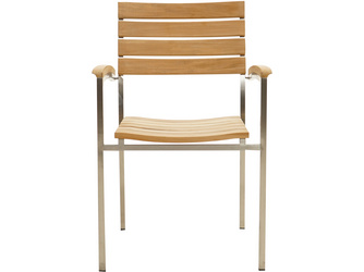 Stapelsessel BROOKLYN Teak natur 560x580x830mm Stapelsessel BROOKLYN Teak natur 560x580x830mm