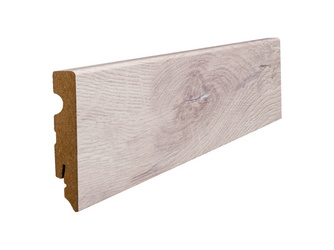 Stecksockelleiste 15x80mm 2,2m Cube MDF Skandinavische Eiche Stecksockelleiste 15x80mm 2,2m Cube MDF Skandinavische Eiche