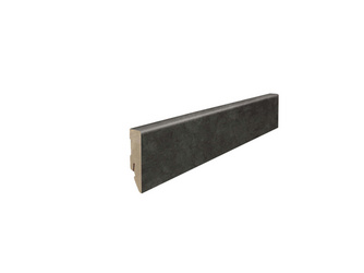 Stecksockelleiste 16x58mm 2,2 m Disano Cube MDF Schiefer anthrazit Stecksockelleiste 16x58mm 2,2 m Disano Cube MDF Schiefer anthrazit