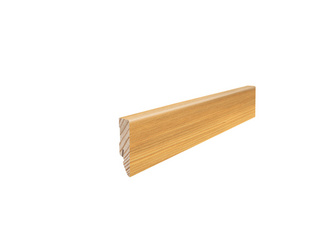 Stecksockelleiste 16x58mm, 2,2m Cube Lärche furn. geölt Stecksockelleiste 16x58mm, 2,2m Cube Lärche furn. geölt