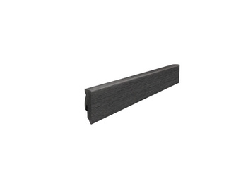 Stecksockelleiste 16x58mm 2,2m Cube MDF Eiche Contura schwarz Stecksockelleiste 16x58mm 2,2m Cube MDF Eiche Contura schwarz