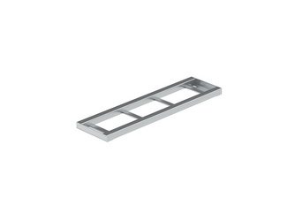 Stufen zum Einlegen von Holz oder WPC Gardentop Metall feuerverz. Maße 80x22x3cm f. einfache Unterkonstruktion Stufen zum Einlegen von Holz oder WPC Gardentop Metall feuerverz. Maße 80x22x3cm f. einfache Unterkonstruktion