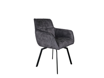 Stuhl Peter Adore Stoff Antracite, 60x86x45cm (BxHxT) Stuhl Peter Adore Stoff Antracite, 60x86x45cm (BxHxT)