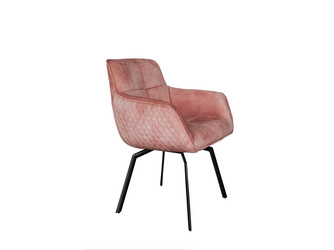 Stuhl Peter Adore Stoff Rose, 60x86x45cm (BxHxT) Stuhl Peter Adore Stoff Rose, 60x86x45cm (BxHxT)
