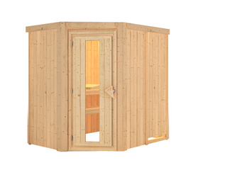 Systemsauna Saja mit Energiespartür Systemsauna Saja mit Energiespartür