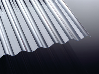 TEJESINUS GLATT Acryl 3mm 1045 mm glasklar S 76/18 runde Welle TEJESINUS GLATT Acryl 3mm 1045 mm glasklar S 76/18 runde Welle