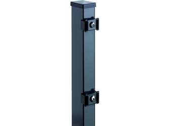 TOM ECK-Zaunpfosten RR60/40 mm mit Klemmhalter TOM ECK-Zaunpfosten RR60/40 mm mit Klemmhalter