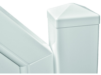 TRENDLINE-KS-Pfosten weiß 10x10x250cm inkl. Stahlkern TRENDLINE-KS-Pfosten weiß 10x10x250cm inkl. Stahlkern