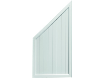 Sichtschutz Kunststoff weiß "TRENDLINE-KS" Ecke, Links Rahmen 50/70mm, Füllung 17/200 mm Sichtschutz Kunststoff weiß "TRENDLINE-KS" Ecke, Links Rahmen 50/70mm, Füllung 17/200 mm