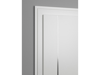 Zimmertür Weißlack Ader Nr. 3 in Alu-Optik Röhrenspan "Standard" Zimmertür Weißlack Ader Nr. 3 in Alu-Optik Röhrenspan "Standard"