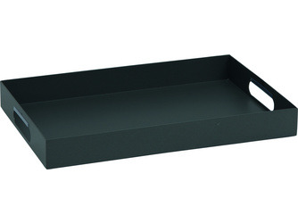 Tablett ca. 60x40x7 cm Aluminium anthrazit Tablett ca. 60x40x7 cm Aluminium anthrazit