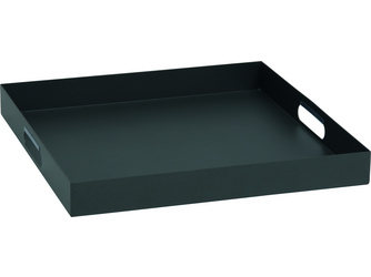 Tablett ca. 60x60x7 cm Aluminium anthrazit Tablett ca. 60x60x7 cm Aluminium anthrazit