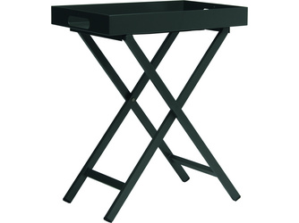 Tabletttisch Aluminium anthrazit mit Tablett ca. 60x40x7 cm Tabletttisch Aluminium anthrazit mit Tablett ca. 60x40x7 cm
