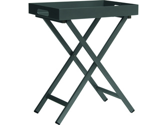 Tabletttisch Aluminium graphit mit Tablett ca. 60x40x7 cm Tabletttisch Aluminium graphit mit Tablett ca. 60x40x7 cm