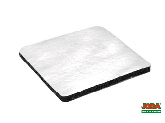Terrassen-Stellfuß Trittschutzpad 200 x 200 x 5 mm, alukaschiert Terrassen-Stellfuß Trittschutzpad 200 x 200 x 5 mm, alukaschiert