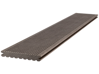Terrassendiele GCC Massiv fein geriffelt / gehobelt lava CLASSIC - 21 x 145 mm Terrassendiele GCC Massiv fein geriffelt / gehobelt lava CLASSIC - 21 x 145 mm