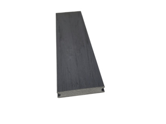 Terrassendiele WPC massiv Hartholzprägung anthrazit Terracon Piazza Pro - 25 x 140 mm Terrassendiele WPC massiv Hartholzprägung anthrazit Terracon Piazza Pro - 25 x 140 mm