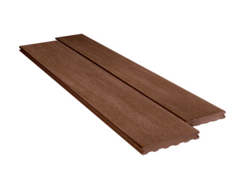 Terrassendiele WPC massiv glatt Exotic Braun Elegance - 23 x 138 mm Terrassendiele WPC massiv glatt Exotic Braun Elegance - 23 x 138 mm
