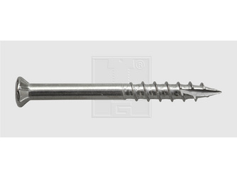 Terrassenschrauben gehärtet m. Bit 5x50 Edelstahl C1 (125 Stück) - 168 005 50 10 Terrassenschrauben gehärtet m. Bit 5x50 Edelstahl C1 (125 Stück) - 168 005 50 10