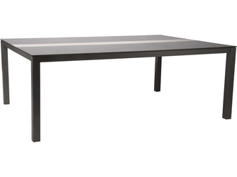 Tisch 200 x 140 cm Aluminium anthrazit Tischplatte Silverstar 2.0 Dark Marble/Zement hell 3-geteilt Tisch 200 x 140 cm Aluminium anthrazit Tischplatte Silverstar 2.0 Dark Marble/Zement hell 3-geteilt
