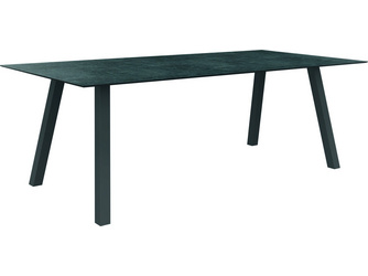 Tisch 220 x 100cm Interno Vierkantrohr Alum.graphit Tischplatte Silverstar 2.0 Metallic grau Tisch 220 x 100cm Interno Vierkantrohr Alum.graphit Tischplatte Silverstar 2.0 Metallic grau