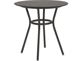 Tisch Ø 68 cm Space Aluminium anthrazit mit Tischplatte Silverstar 2.0 Vintage grau Tisch Ø 68 cm Space Aluminium anthrazit mit Tischplatte Silverstar 2.0 Vintage grau