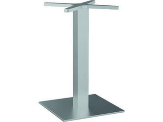 Tischgestell Mailand 2 Aluminium Edelstahloptik Fuß 45x45 cm Säule quadratisch Tischgestell Mailand 2 Aluminium Edelstahloptik Fuß 45x45 cm Säule quadratisch