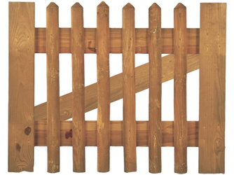 Gartenzaun Tor Kiefer für Senkrechtzaun Latten 55 mm Gartenzaun Tor Kiefer für Senkrechtzaun Latten 55 mm