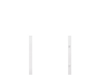 Torpfosten-Set zum Einbetonieren für Vorgarten-Einzeltor, weiß 8x8x160cm Torpfosten-Set zum Einbetonieren für Vorgarten-Einzeltor, weiß 8x8x160cm