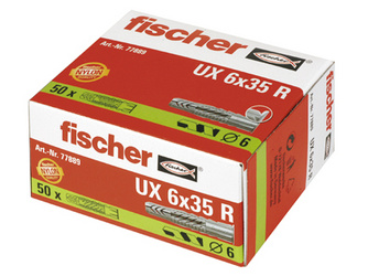 Universaldübel UX 6x35 R (50 Stück/Pack) Universaldübel UX 6x35 R (50 Stück/Pack)
