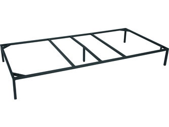 Untergestell Aluminium anthrazit Profil 20 x 20 mm 172 x 85 x 21 cm zu Fontana/Corda Untergestell Aluminium anthrazit Profil 20 x 20 mm 172 x 85 x 21 cm zu Fontana/Corda