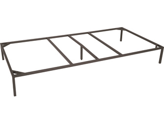 Untergestell Aluminium taupe Profil 20 x 20 mm 172 x 85 x 21 cm zu Fontana/Corda Untergestell Aluminium taupe Profil 20 x 20 mm 172 x 85 x 21 cm zu Fontana/Corda