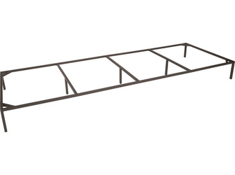 Untergestell Aluminium taupe Profil 20 x 20 mm 244 x 85 x 21 cm zu Fontana/Corda Untergestell Aluminium taupe Profil 20 x 20 mm 244 x 85 x 21 cm zu Fontana/Corda