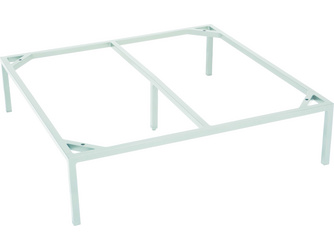 Untergestell Aluminium weiß Profil 20 x 20 mm 85 x 85 x 21 cm zu Fontana/Corda Untergestell Aluminium weiß Profil 20 x 20 mm 85 x 85 x 21 cm zu Fontana/Corda