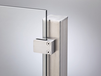VETRO Endpfosten V2A 60/60x1870mm zum Aufschrauben Klemmbacken nach links VETRO Endpfosten V2A 60/60x1870mm zum Aufschrauben Klemmbacken nach links