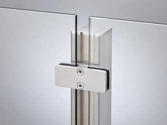 VETRO Mittelpfosten V4A 60/60x1270mm zum Aufschrauben Klemmbacken beidseitig VETRO Mittelpfosten V4A 60/60x1270mm zum Aufschrauben Klemmbacken beidseitig