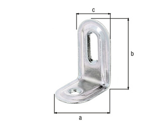 Verstellwinkel, geprägt, mit Langloch, galv. gelb verzinkt, TxHxB 28x40x22mm Verstellwinkel, geprägt, mit Langloch, galv. gelb verzinkt, TxHxB 28x40x22mm